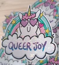Image 2 of Queer Joy holo sticker