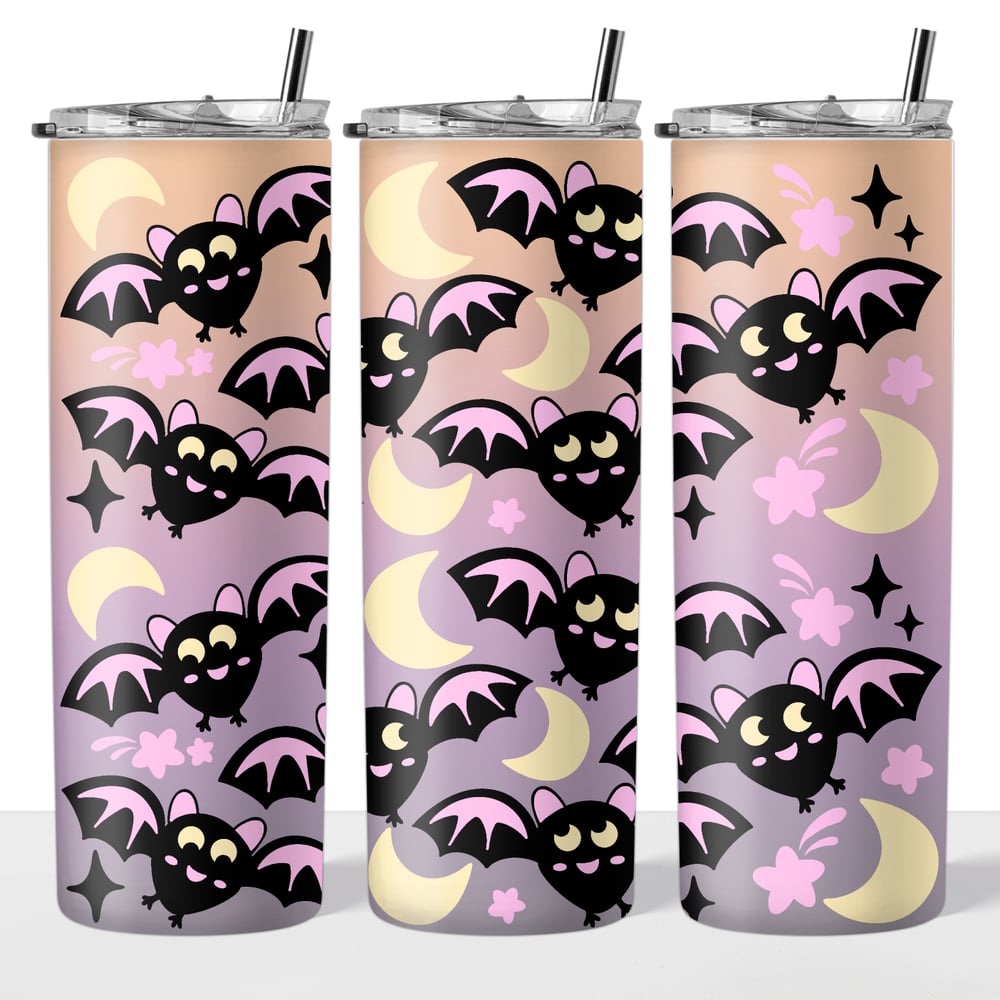 Image of Cute Bats 20oz Tumbler🦇✨