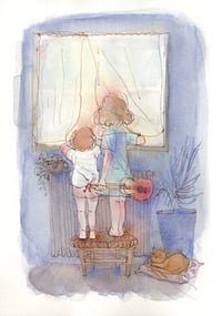 Image 1 of Tirage d'art "Les p'tits curieux"