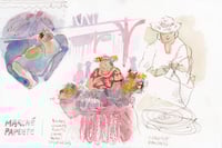 Image 1 of Tirage d'art "Marché de Papeete"