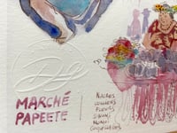 Image 3 of Tirage d'art "Marché de Papeete"