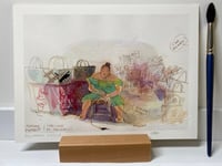 Image 2 of Tirage d'art "Tressage Marché de Papeete"