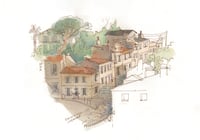 Image 1 of Tirage d'art "Vieux Lormont"