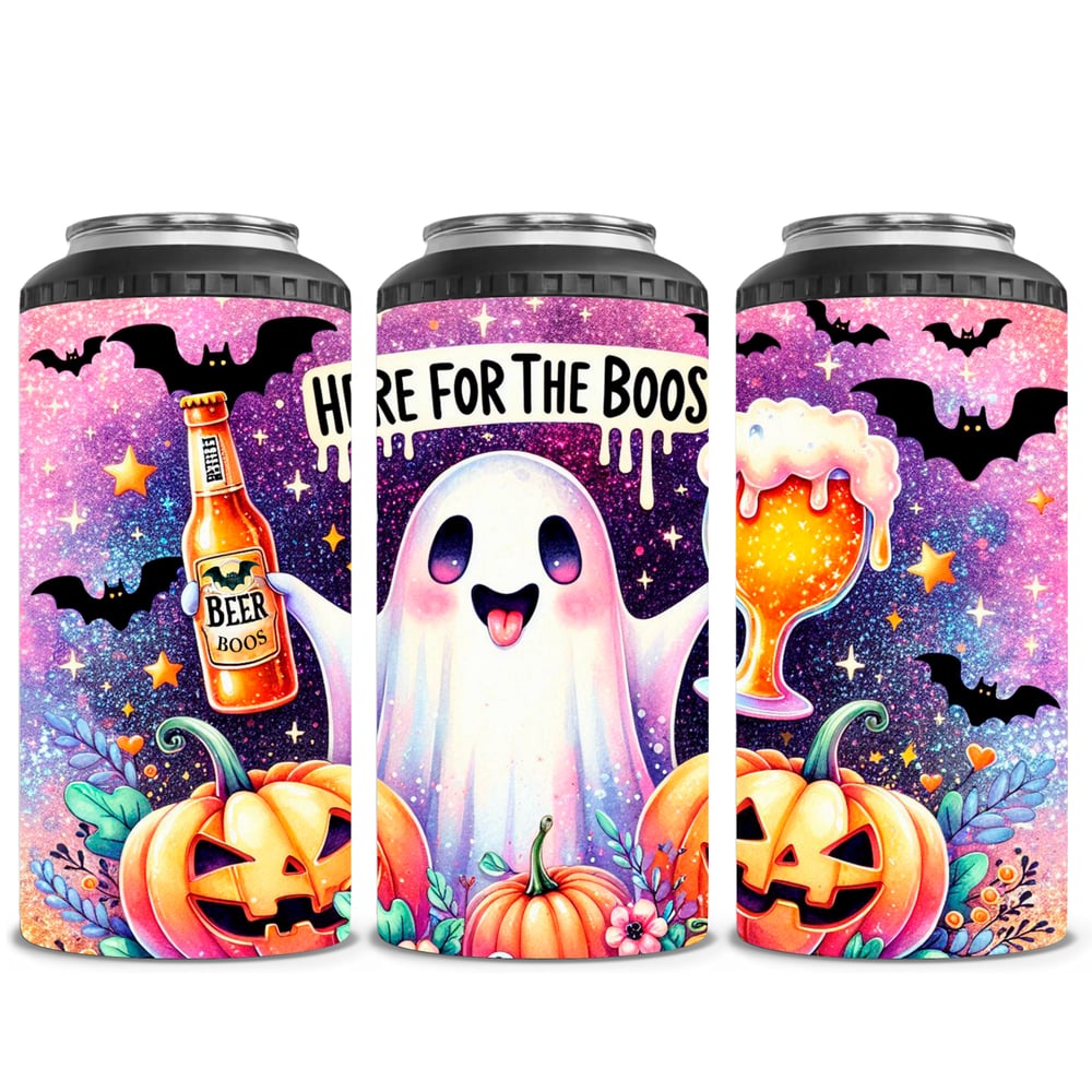 Image of Here For The Boos 4in1 Can Cooler/Tumbler👻✨