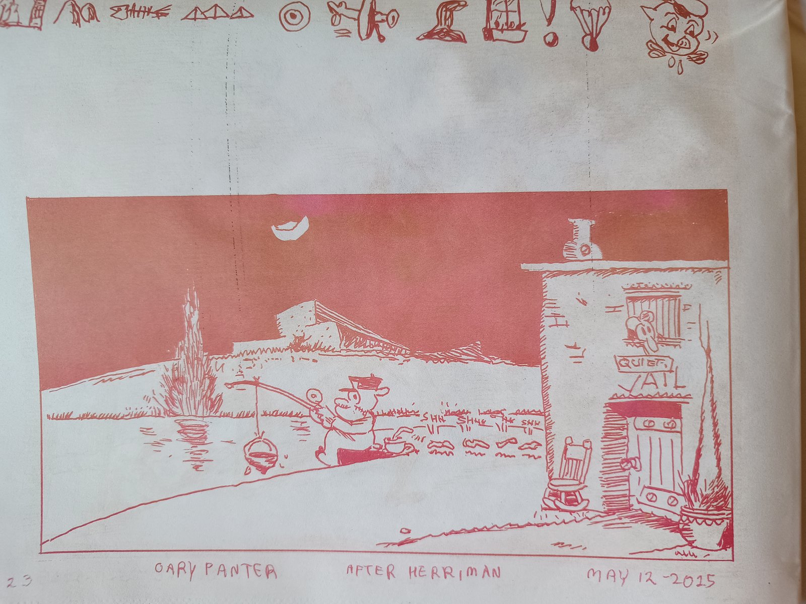 gary panter リト オリジナル 本 Smoke Signal #44 - Gary Panter | Risma bookshop