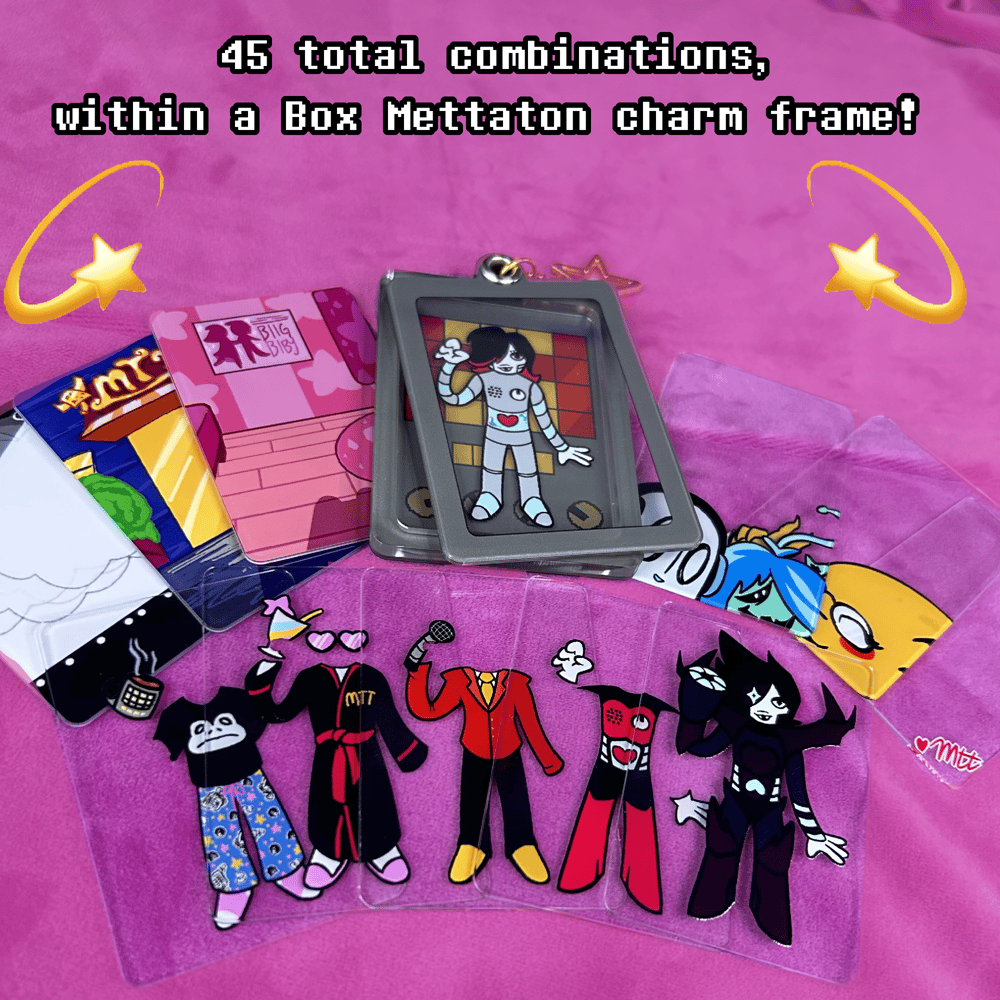 Image of Mettaton Dress Up Openable Acrylic Charm