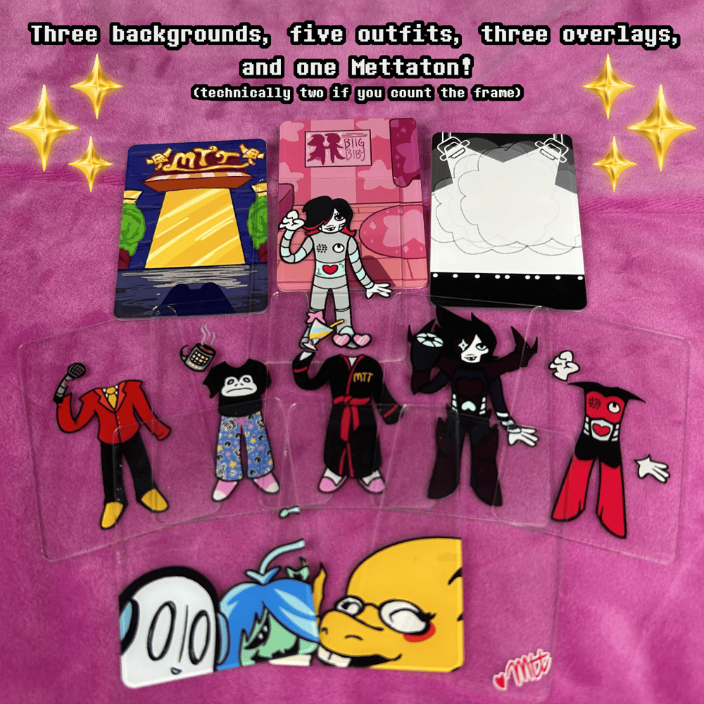 Image of Mettaton Dress Up Openable Acrylic Charm