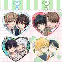 Image 1 of PREORDER Heart Yaoi/BL/Webtoon Couple Charms