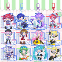 Image 1 of PREORDER Vocal Synth Windows Keychain Charm