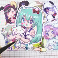 Image 1 of PREORDER Hatsune Miku Colorful Stage Project Sekai Sanrio Vinyl Stickers