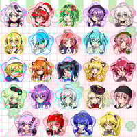 Image 1 of PREORDER Vocal Synth Utau Star Keychain Charms