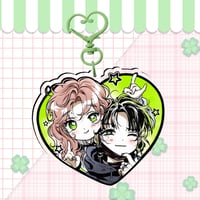 Image 2 of PREORDER Heart Yuri/GL Couple Charms