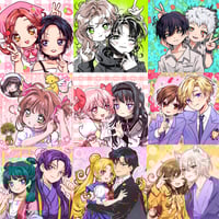 Image 1 of PREORDER 6x6 Square Anime Prints