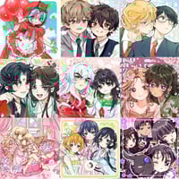 Image 3 of PREORDER 6x6 Square Anime Prints