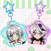 Image 2 of PREORDER Vocal Synth Utau Star Keychain Charms