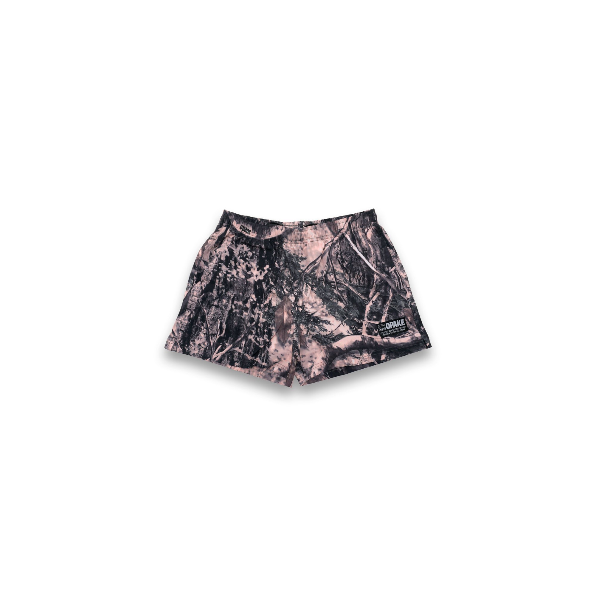 WOMENS BEACH SHORTS - DRIFT WOOD CAMO | Opake Guam