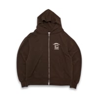 Image 1 of SLEEP LIGHT HEAVYWEIGHT GARMENT DYED DOUBLE ZIP HOODY