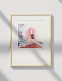 Image 5 of Aquarelle originale "Matin tendresse"