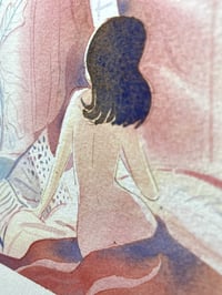 Image 3 of Aquarelle originale "Matin tendresse"