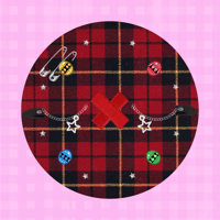 Image 1 of Shugo Chara Inspired Red Tartan Beret