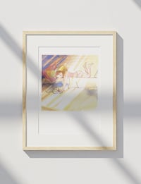 Image 5 of Aquarelle originale "Souvenir d'été"