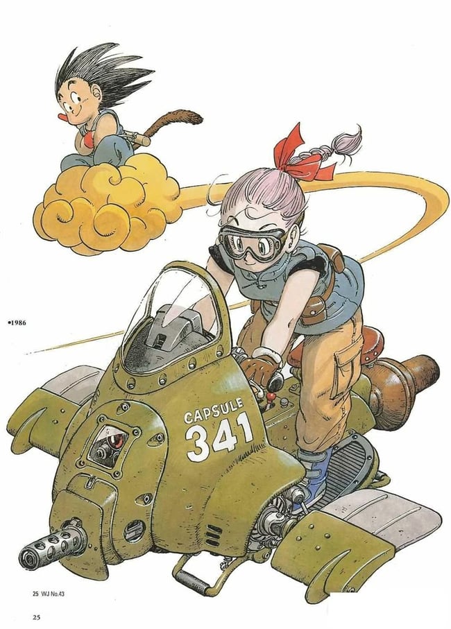 Akira Toriyama Illustrations - Dragon Ball The World