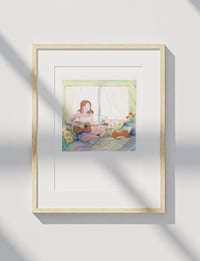 Image 3 of Aquarelle originale "Mélodie d'été"