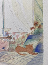 Image 5 of Aquarelle originale "Mélodie d'été"