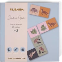 Image 1 of Jeu de dominos Animaux nordiques (28 pièces)