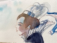 Image 3 of Aquarelle originale "Bretonne"