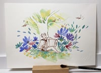 Image 3 of Aquarelle originale "Primavera #1"