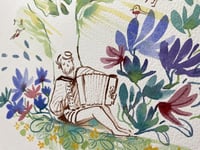 Image 5 of Aquarelle originale "Primavera #1"