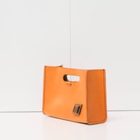 Image 4 of STUDIO LINE medium grab-handle Clutch in mustard