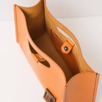 Image 6 of STUDIO LINE medium grab-handle Clutch in mustard
