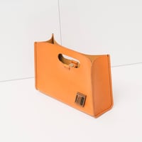 Image 5 of STUDIO LINE medium grab-handle Clutch in mustard