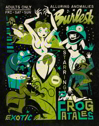 “Frog Fatales” 11 x 14 Print