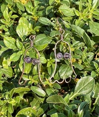 Image 1 of Amethyst Ghost Earrings