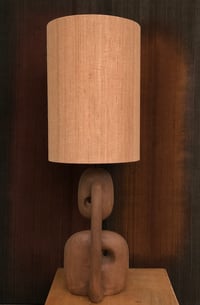 Image 2 of concrete table lamp (terracotta)
