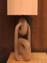 Image 3 of concrete table lamp (terracotta)