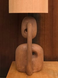 Image 4 of concrete table lamp (terracotta)