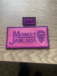 Monkey Jam 2025 patch and pin