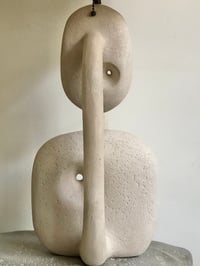 Image 3 of handshaped concrete tablelamps (set of 2) warm white