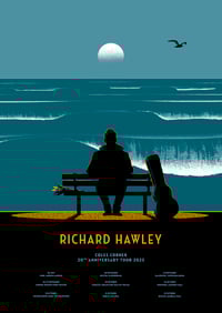 Image 2 of Richard Hawley Screenprinted Concert Poster - Coles Corner Anniversary Tour 