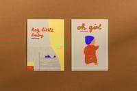 Image 5 of Postkarte - hey little baby welcome