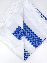 Image 4 of Royal Blue Keffiyeh (Made in Jordan)