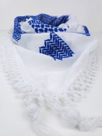 Image 6 of Royal Blue Keffiyeh (Made in Jordan)