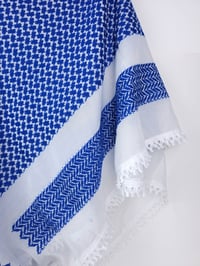 Image 1 of Royal Blue Keffiyeh (Made in Jordan)