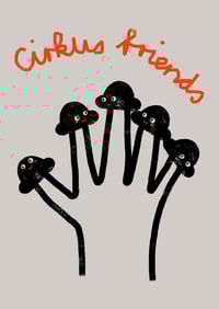 Image 2 of Postkarte - Cirkus friends