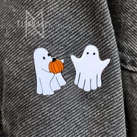 Image 2 of Ghostie Enamel Pins 