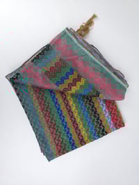 Image 4 of Mint Multicoloured Keffiyeh (Made in Jordan) 